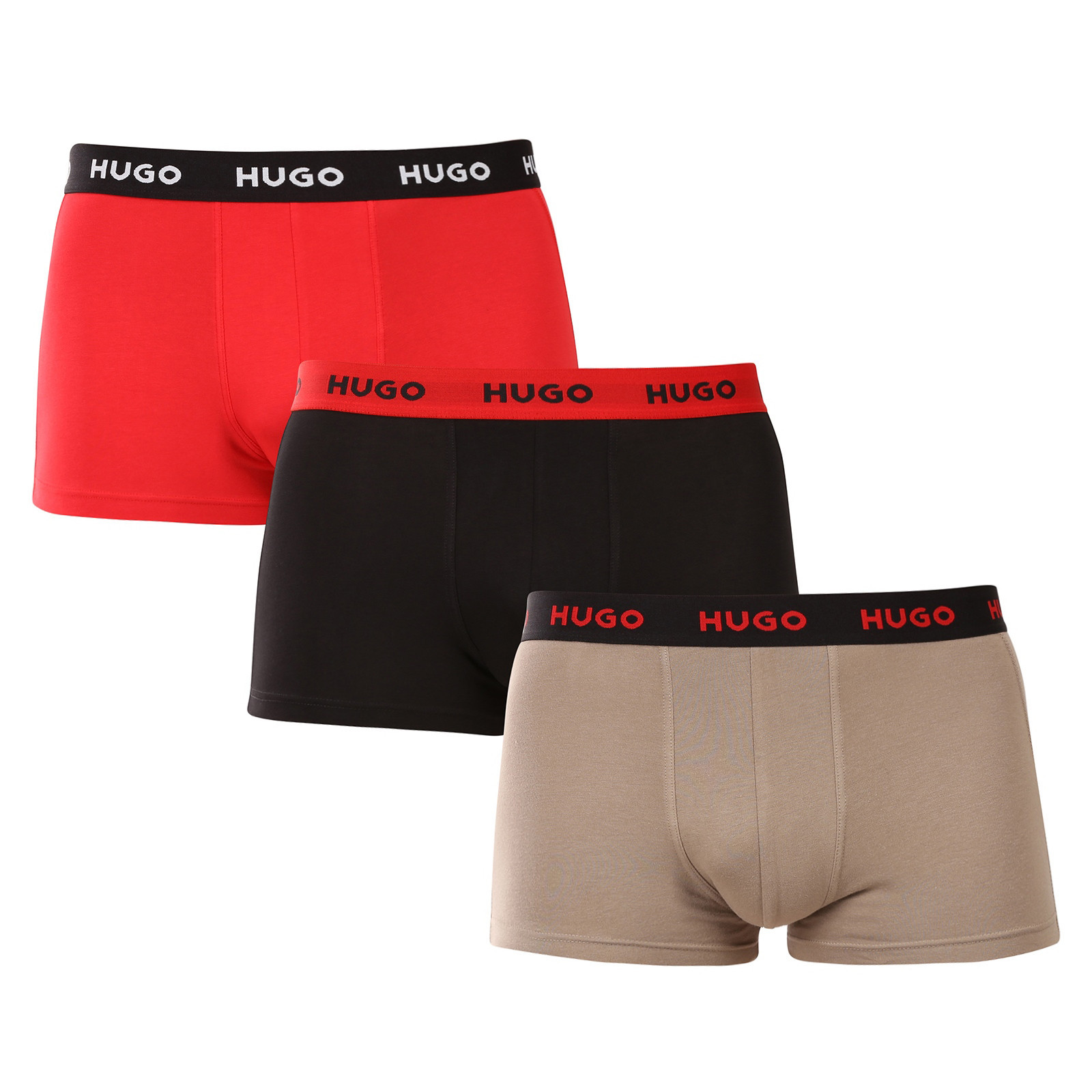 3PACK pánské boxerky HUGO vícebarevné (50532611 979) M, trenky / trenýrky