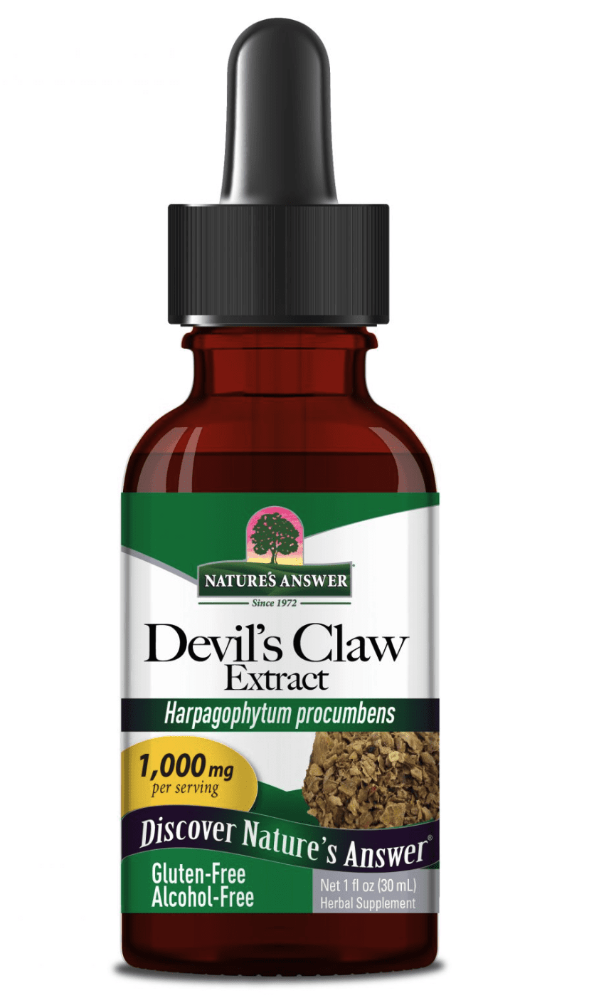 Nature's Answer Devil's Claw Extract, Čertův dráp, extrakt, 1000 mg, 30 ml