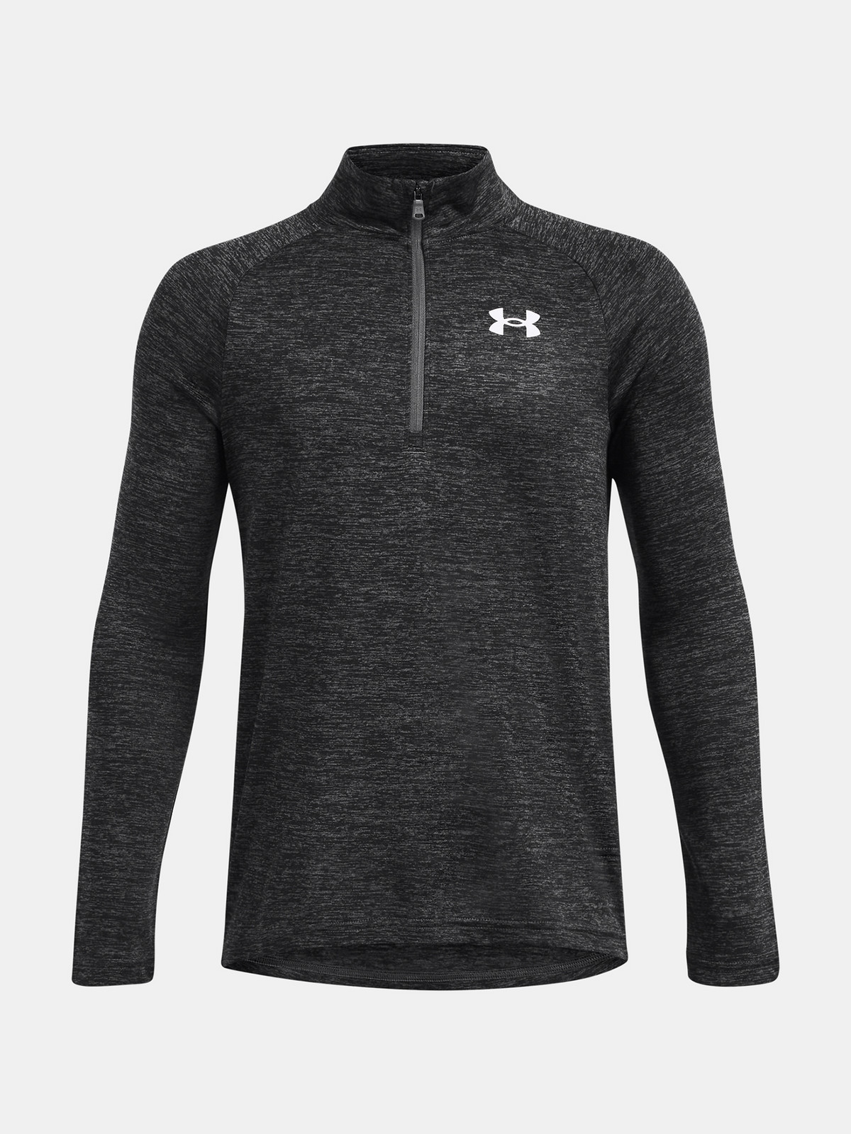 Chlapecké tričko Under Armour UA Tech 2.0 1/2 Zip-GRY - Kluci
