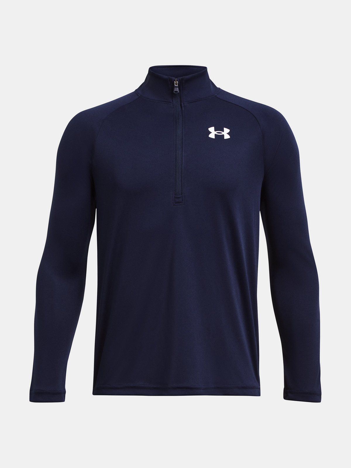 Chlapecké tričko Under Armour UA Tech 2.0 1/2 Zip-BLU - Kluci