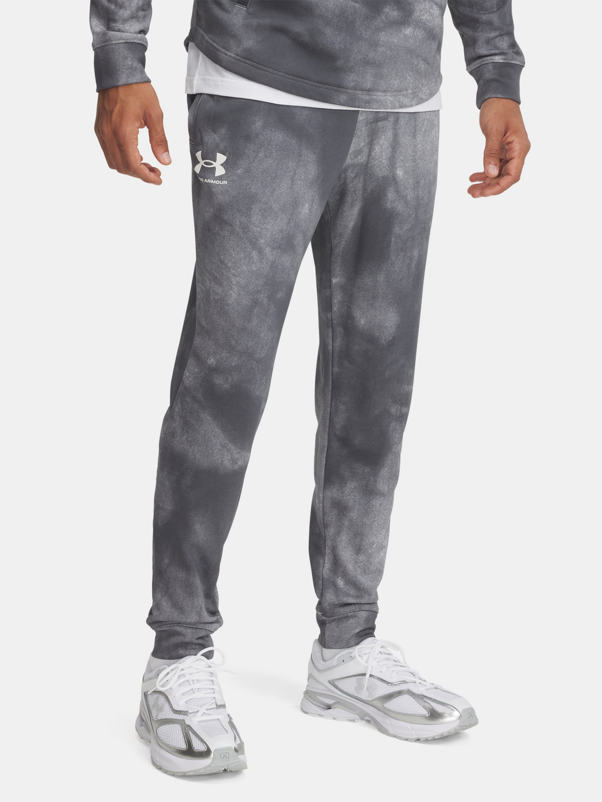 Pánské tepláky Under Armour UA Rival Terry AOP Jogger Q1 - Pánské