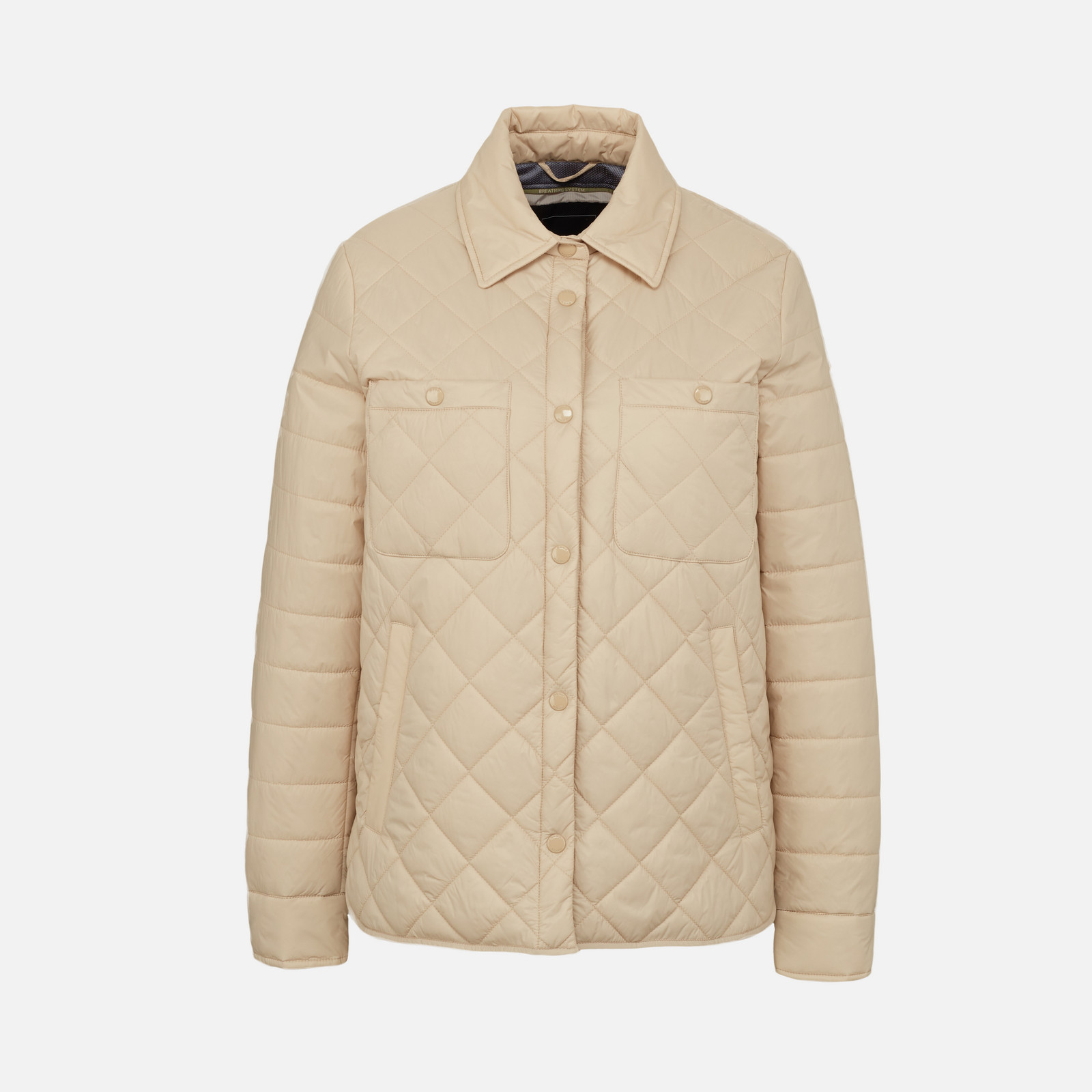 Béžová dámská bunda Geox Amabel - Dámské