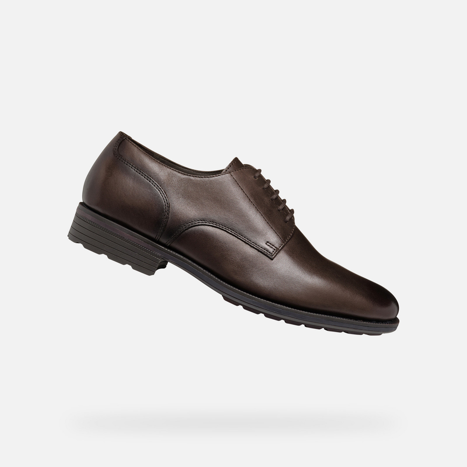 Hnědá pánská společenská obuv Geox Walk Pleasure F - Pánské