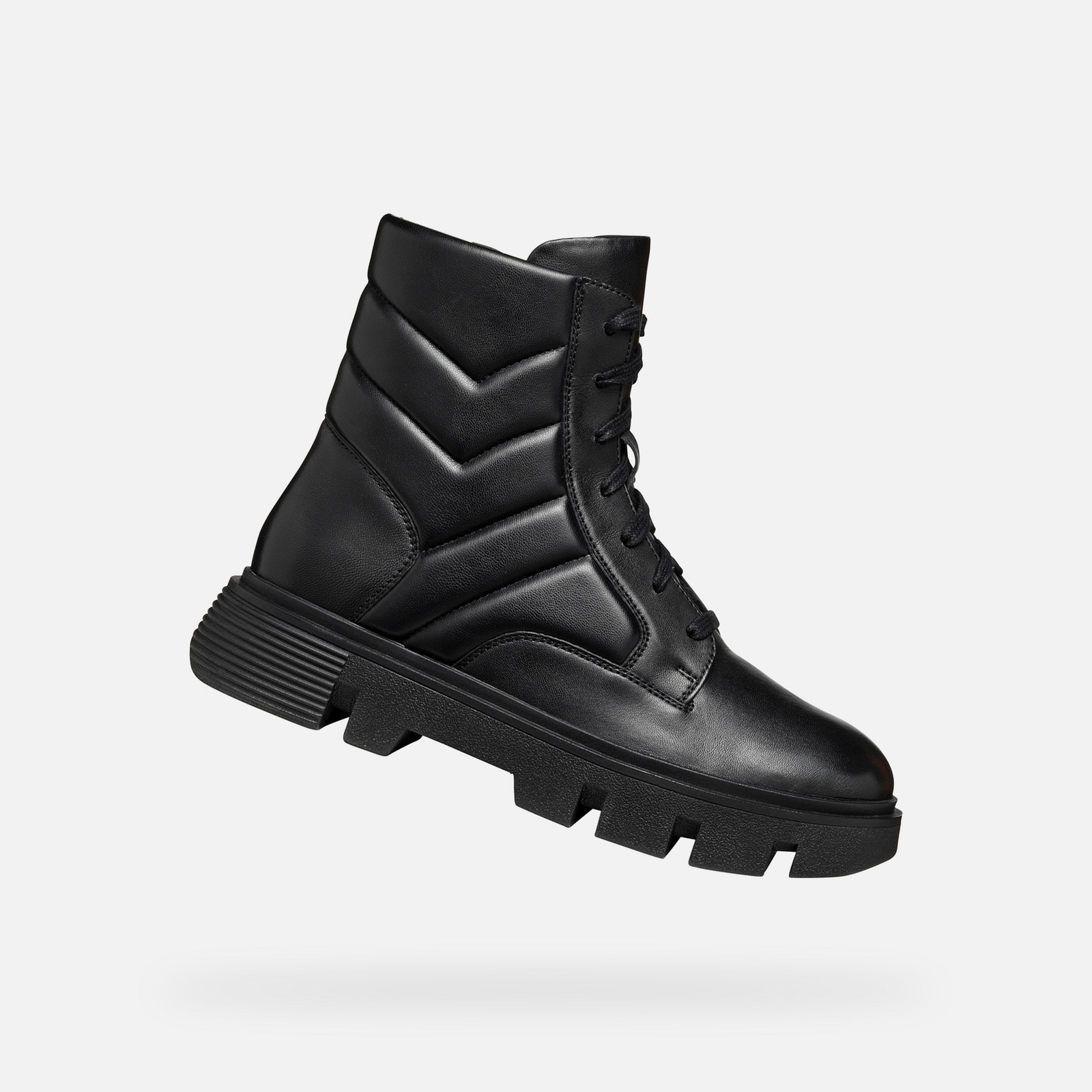 Černá dámská kotníková obuv Geox Vilde - Dámské