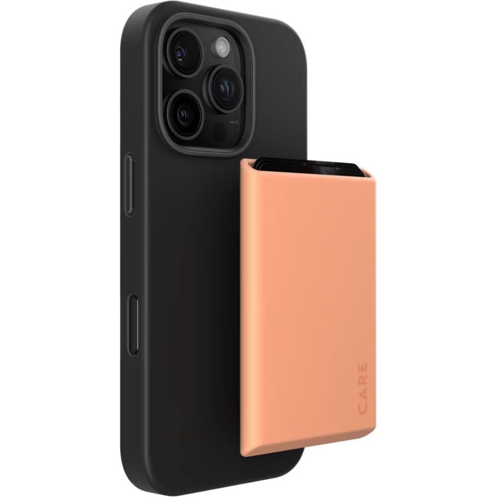 PanzerGlass CARE Apple MagSafe RFID CardHolder pouzdro na platební karty broskvové