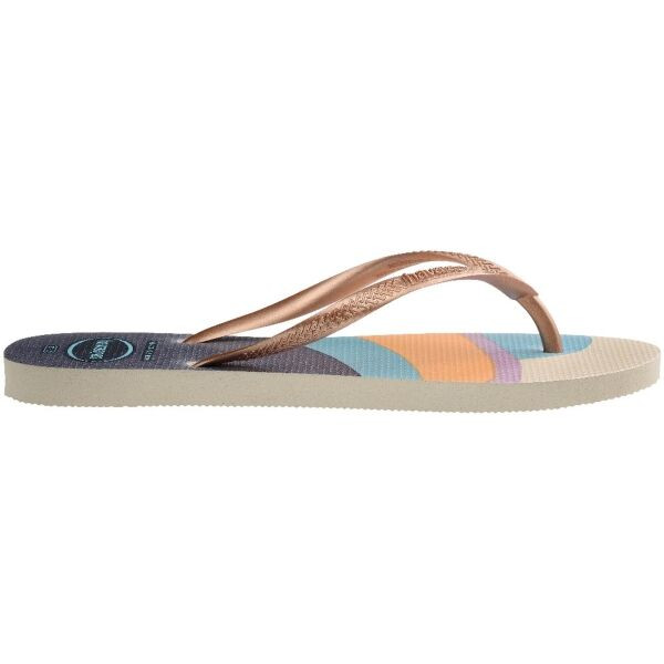 HAVAIANAS SLIM PALETTE GLOW Dámské žabky, béžová, velikost 41/42