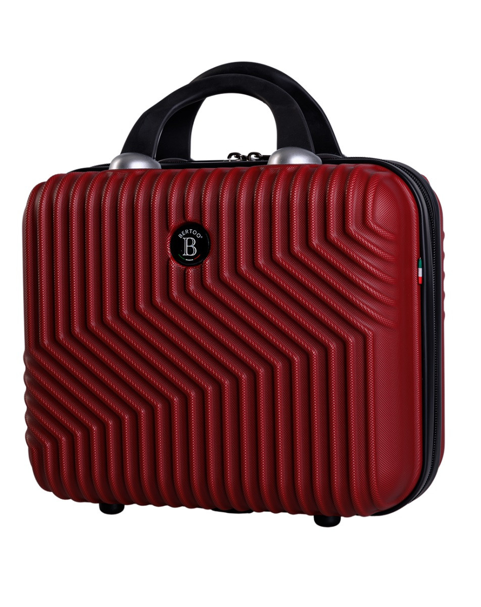 Cestovní kufr bertoo milano - červený xxs