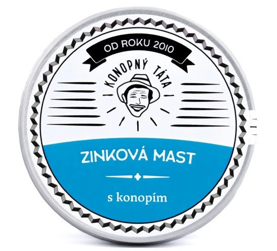 Konopný táta Zinková mast s konopím 80 ml