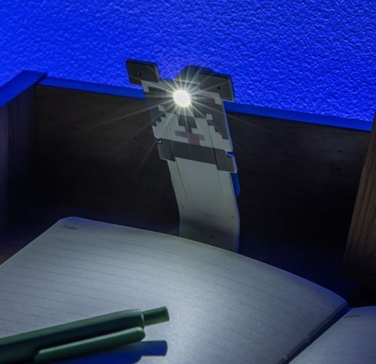 Minecraft Lampička do knihy Panda