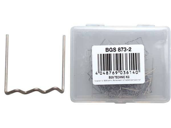 BGS Technic BGS 873-2 Náhradní opravné spony U-profil (Sada 100 ks)