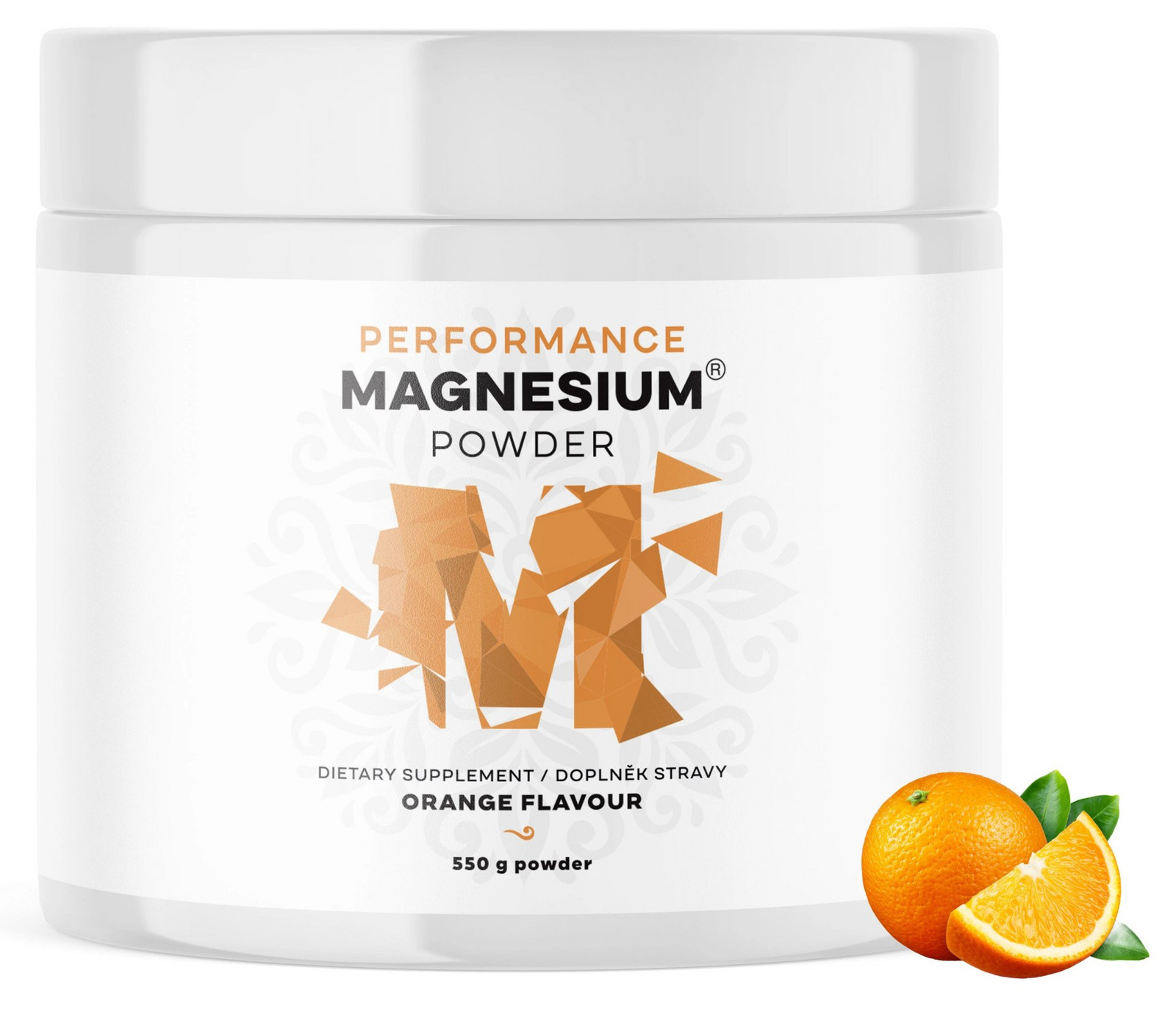 PERFORMANCE Magnesium® Powder Pomeranč 550 g