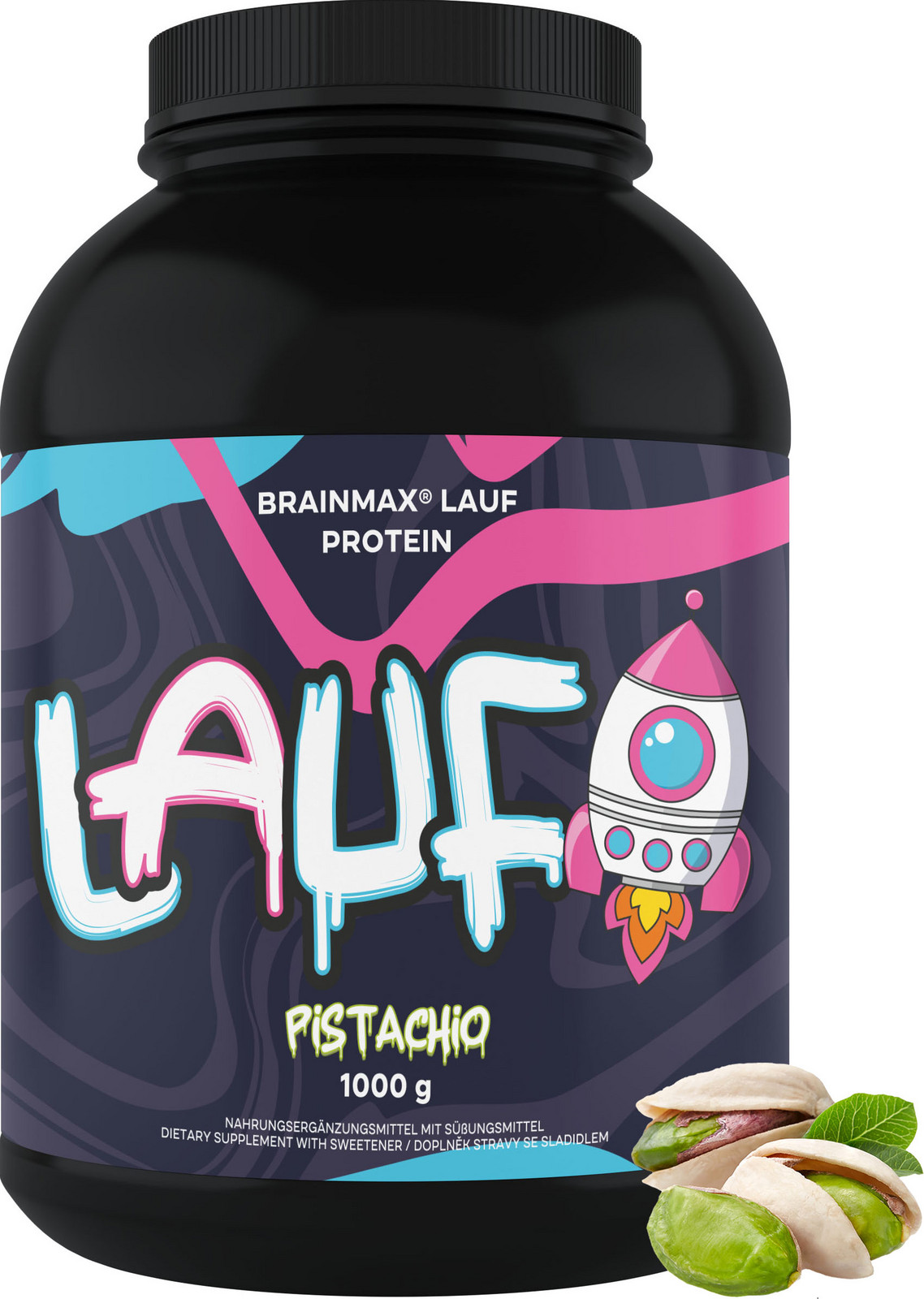 BRAINMAX LAUF Protein Pistácie 1000 g