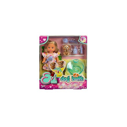 Simba Panenka Evička koupe pejska