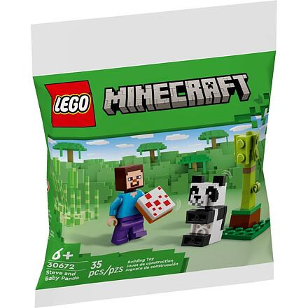 LEGO® Minecraft 30672 Steve s mládětem pandy