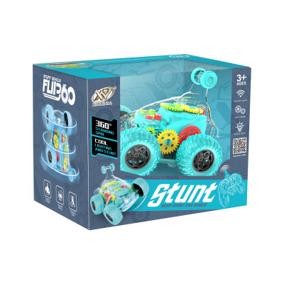 RC auto transparentní zelené - zelené