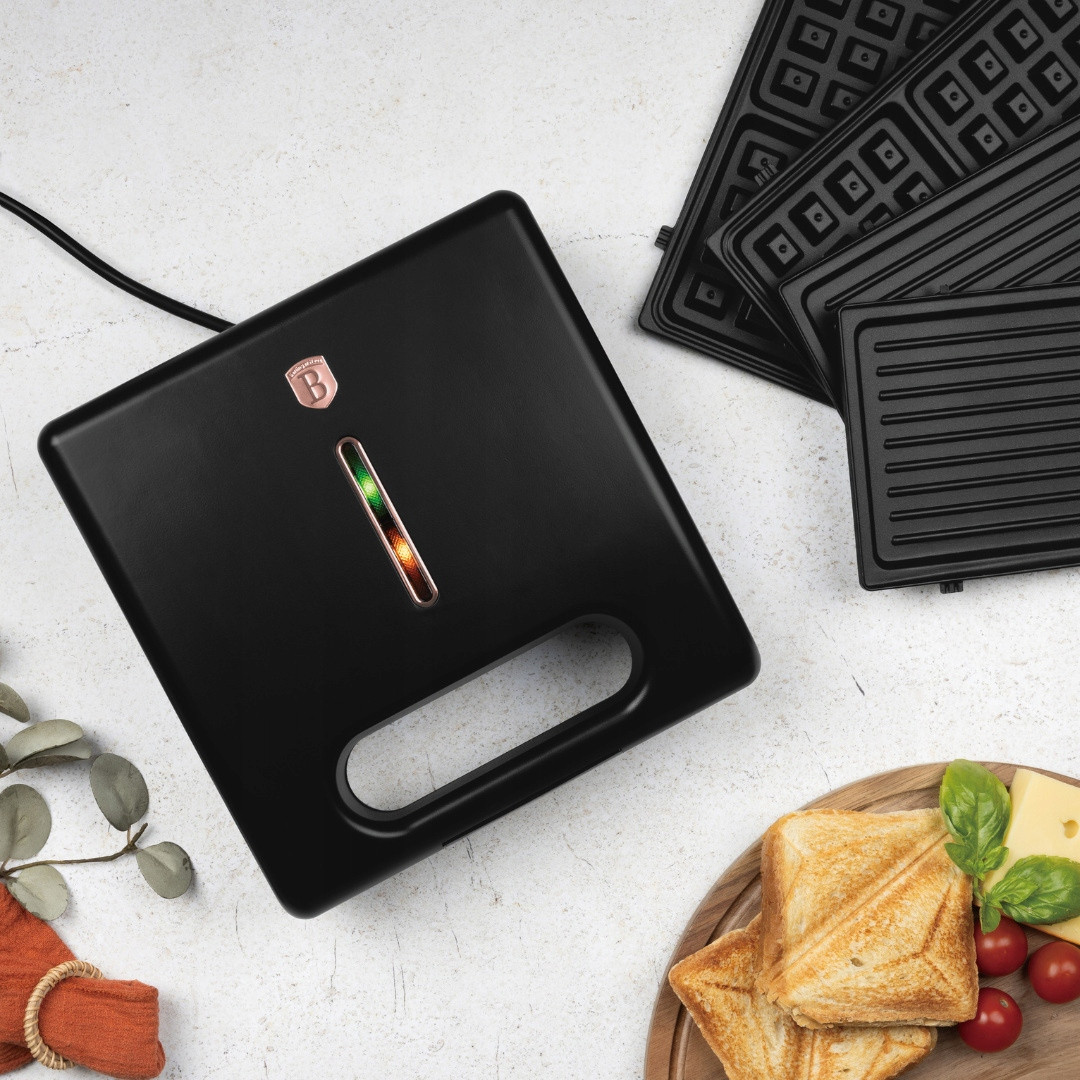 Toustovač 3 v 1 s odnímatelnými nástavci BerlingerHaus Black Rose Collection Bh