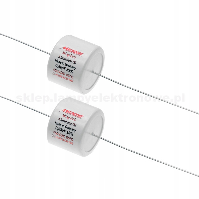 Kondenzátor Mcap Evo ALU-Oil 0.68uF 450V Mundorf 2 ks vybraný pár
