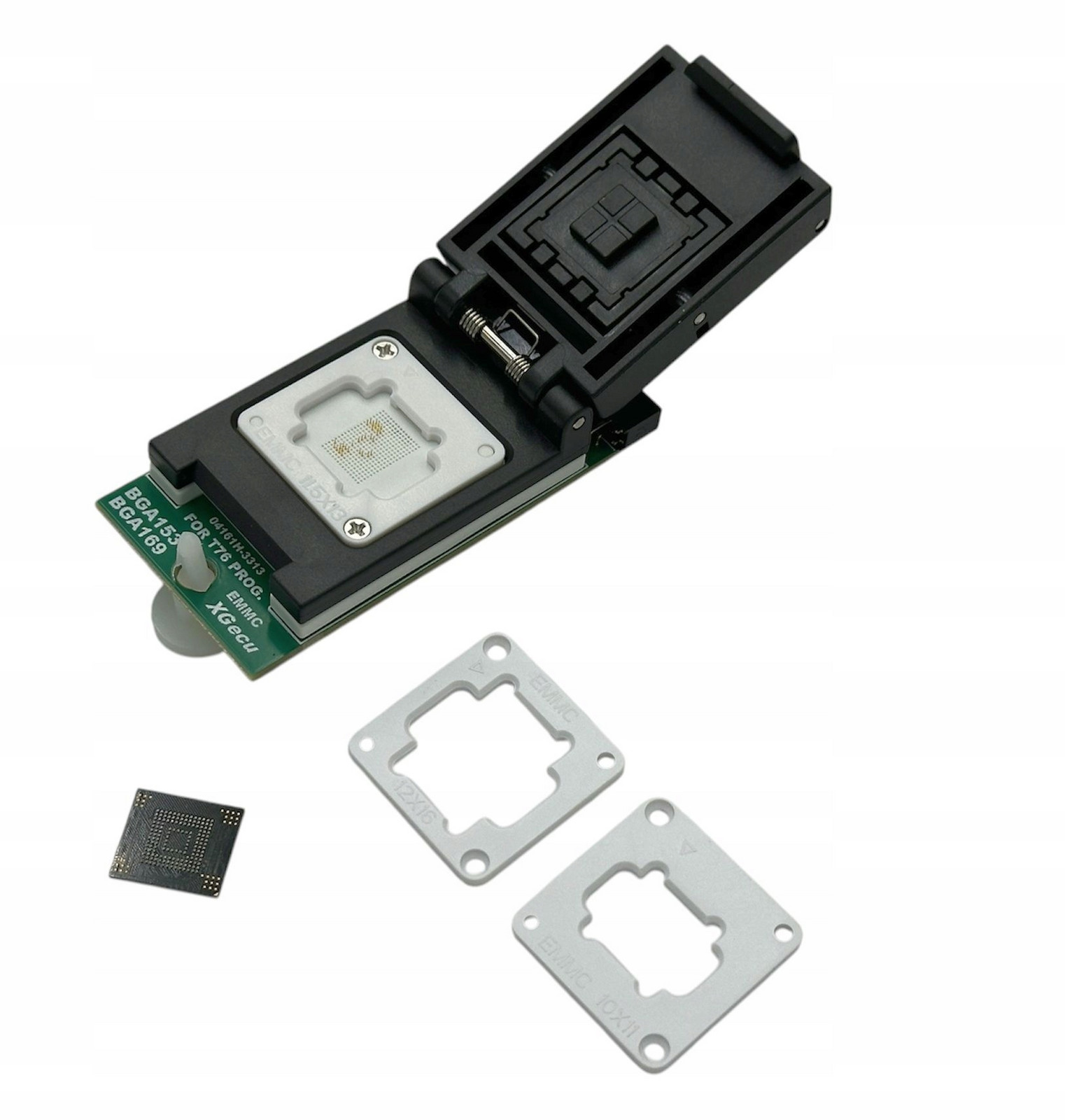 Adaptér BGA169/153 Zif 3 rámečky pro programátor XGecu T76