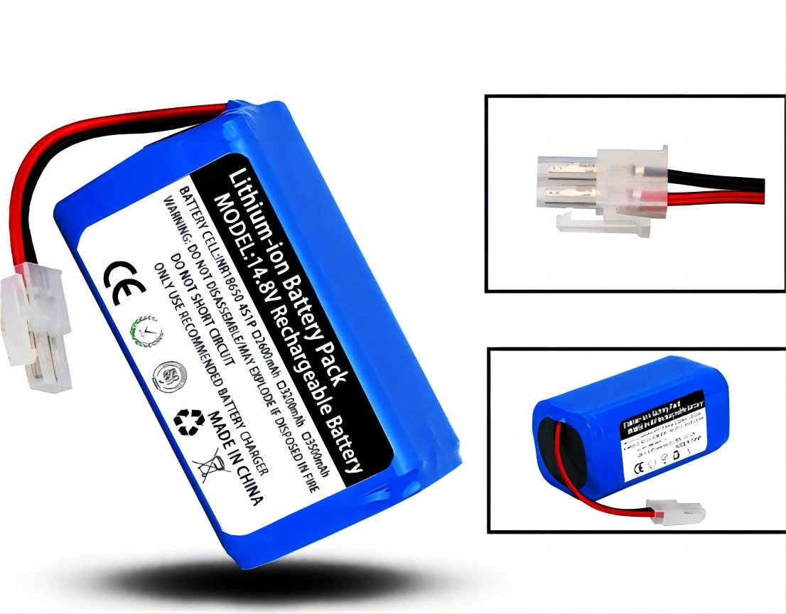 Baterie Akumulátor 14.8V 3000mah INR18650 M26-4S1P Ilife A4 A6 A7 A8 A9 V7