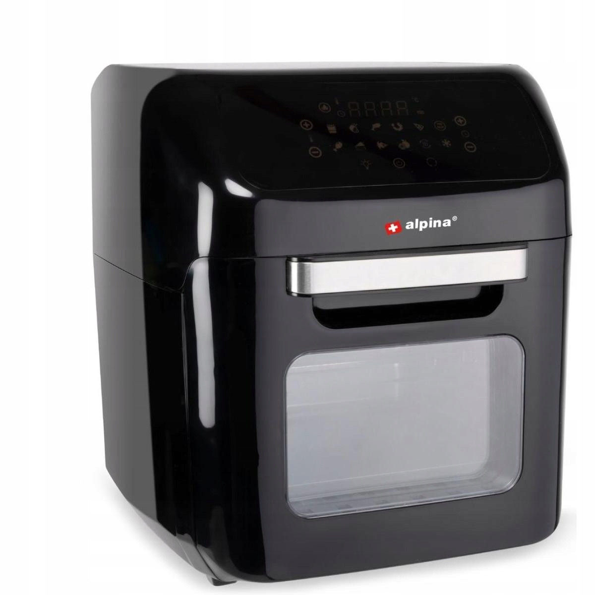 Beztuková Trouba 12L s Rožněm 1800W Kompaktní Multifunkční Alpina