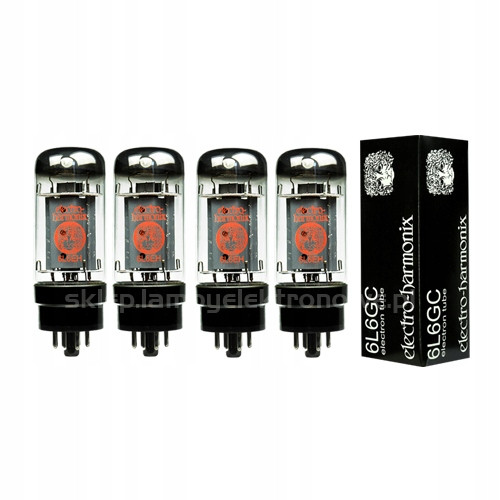 6L6GC Eh Electro-Harmonix 4 ks vybrané čtverce