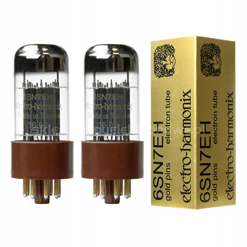 6SN7 6SN7GT, 6N8S Ehg Eh Electro-Harmonix Gold – 2 ks – vybraný pár