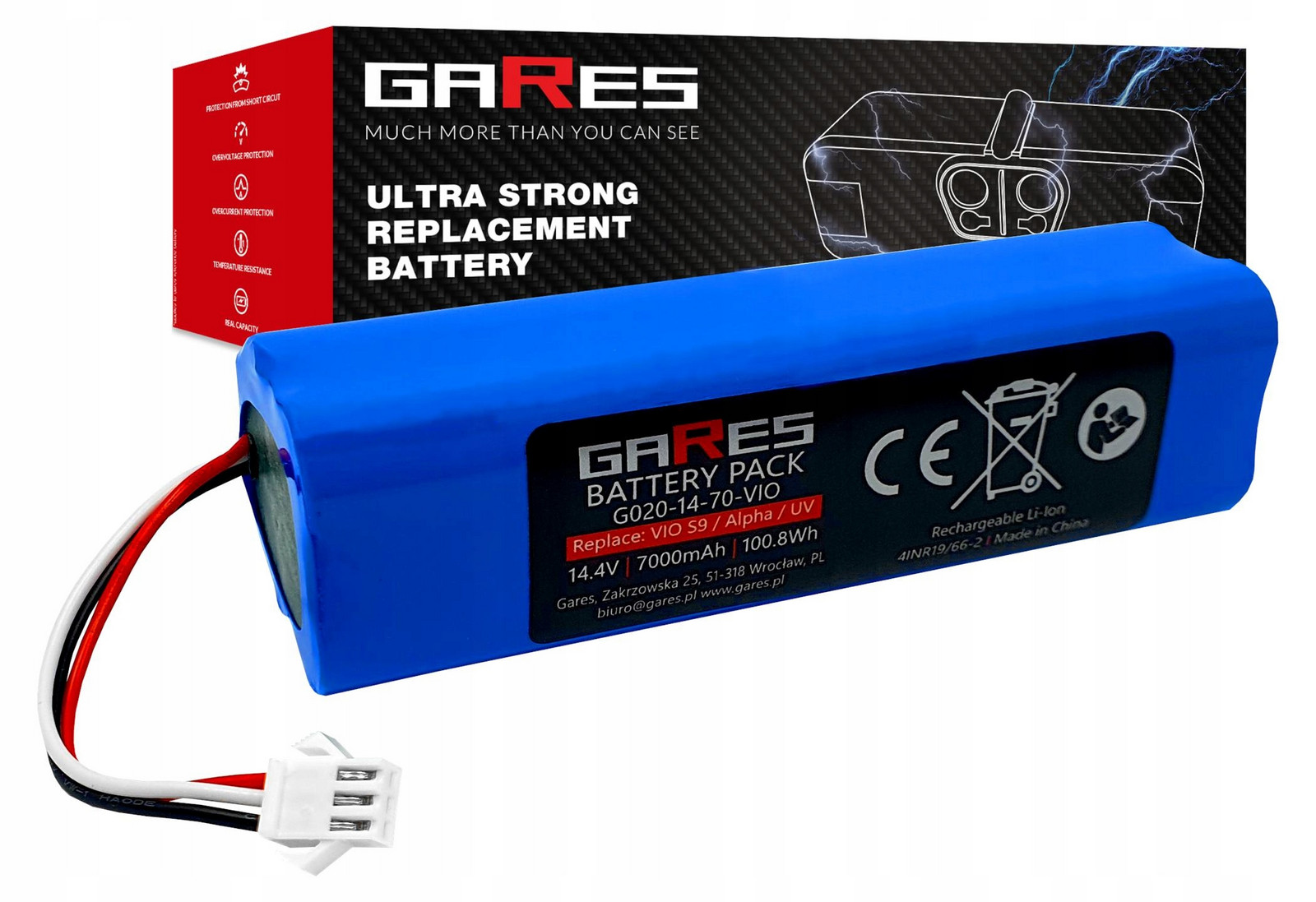 Baterie Akumulátor pro Viomi S9, Alpha, Uv 14,4V 7Ah