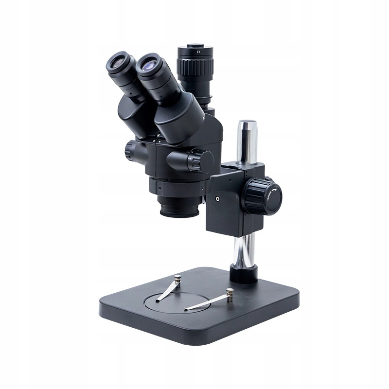 Optický Trinokulární Stereoskopický Mikroskop K15HT 7-45X Černý