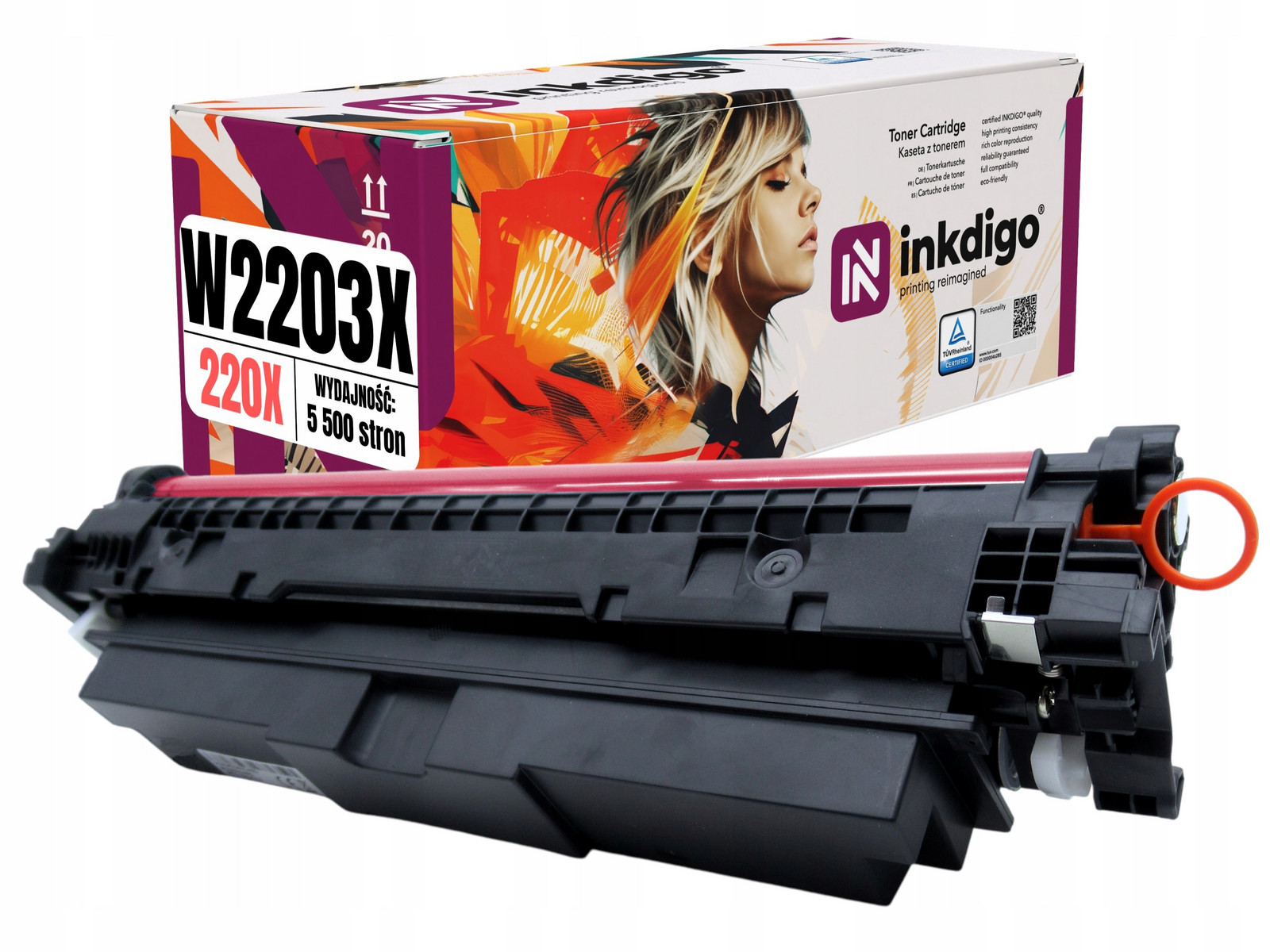 Náhradní Toner W2203X Pro Tiskárnu Hp Color LaserJet Pro 4202 4302