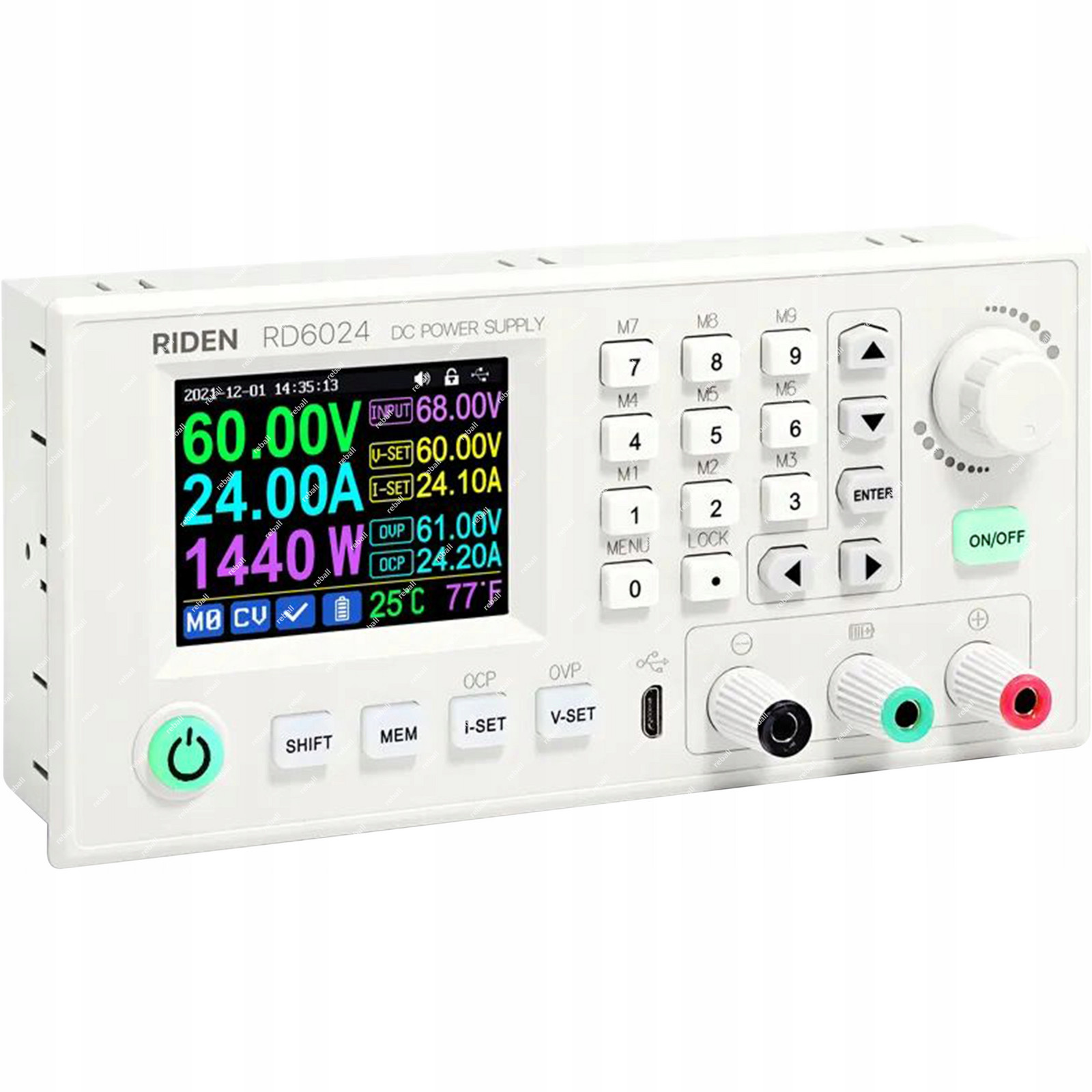 Panelový Napájecí Modul RD6024-W 0-60V 0-24A WiFi