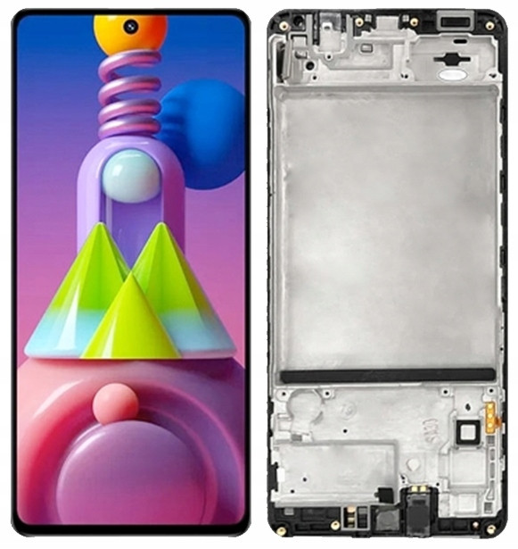 Displej Pro Samsung M51 Oled Rámeček Big Glass