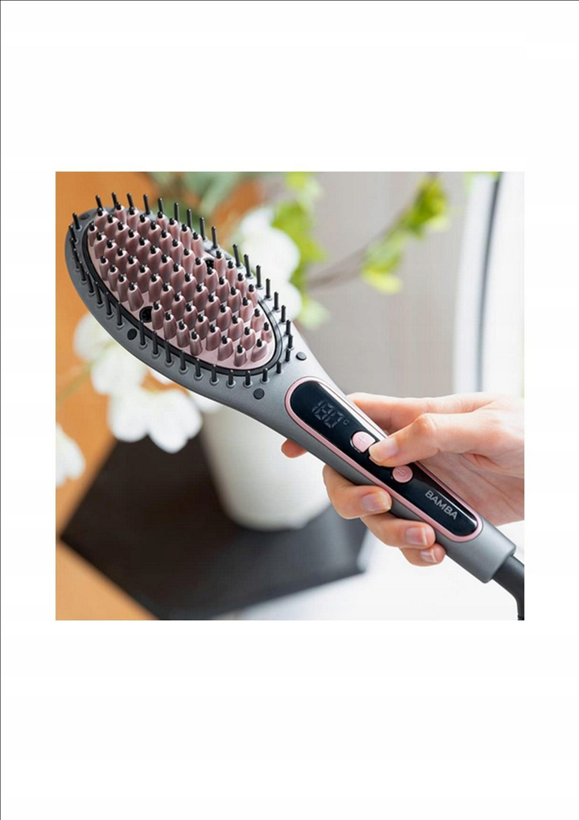 Ionizační narovnávací kartáč Bamba 1100 Ochrana a lesk!