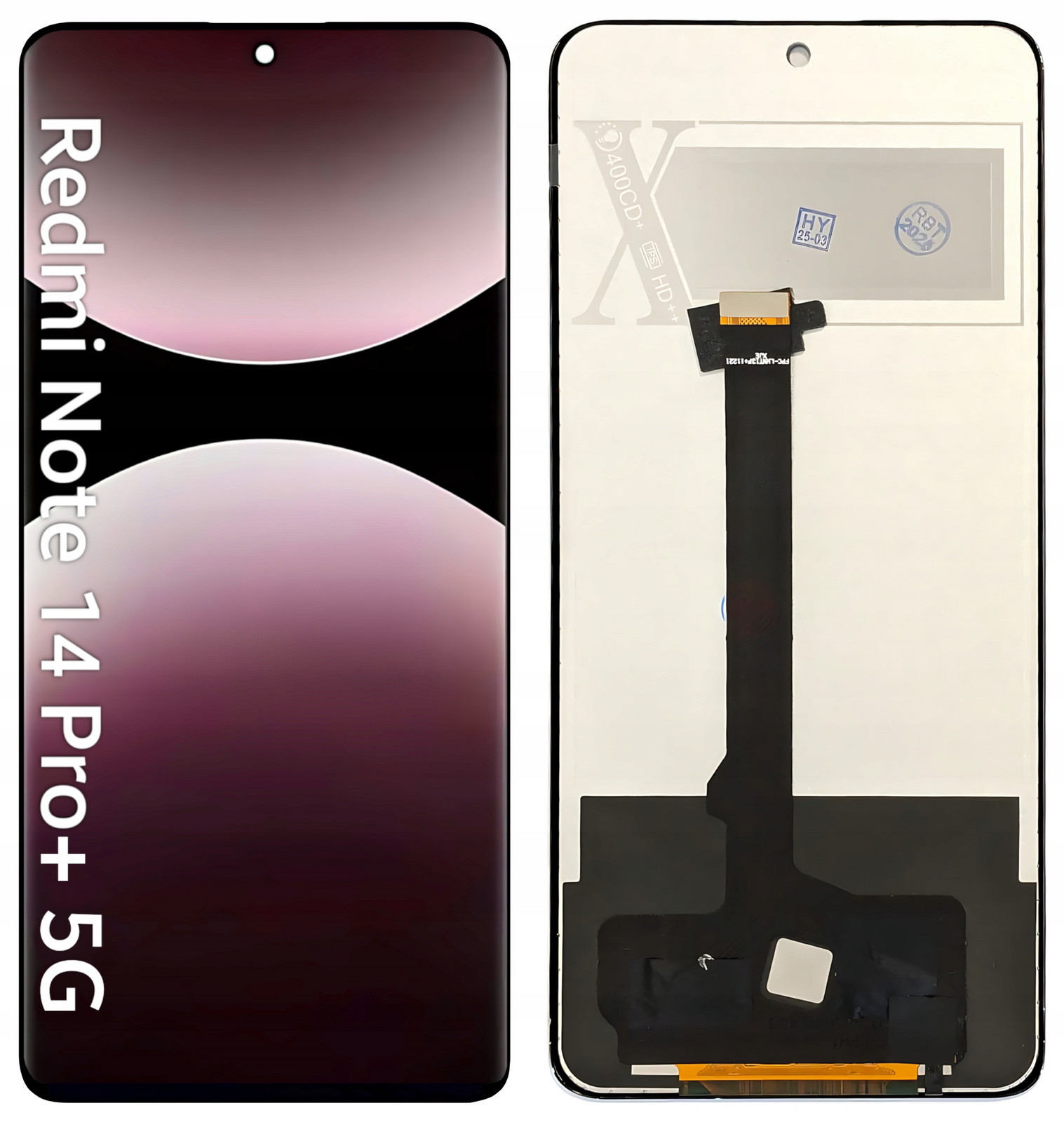 LCD Displej S Dotykem Pro Xiaomi Redmi Note 14 Pro Plus 5G Incell