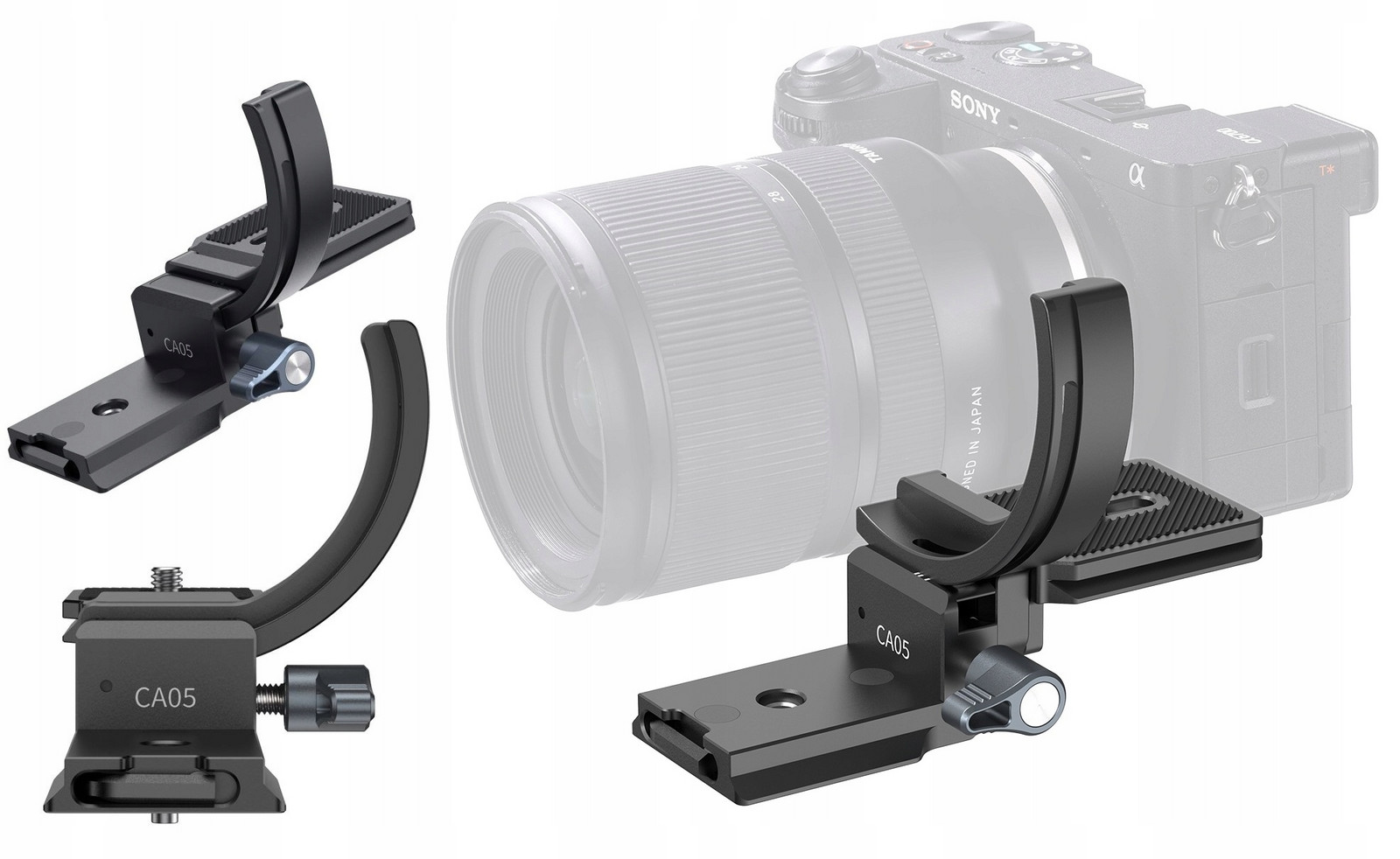 Držák Stativový stativ Vertikální otáčení Horizontální Arca Swiss 1/4 3/8 Objektiv 75 mm