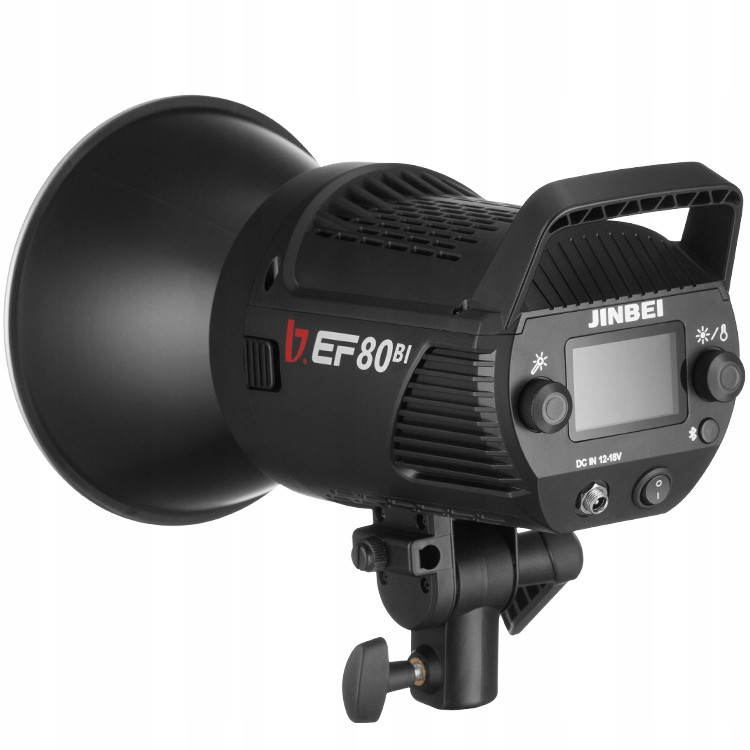 Led lampa Jinbei EF-80BI 2700-6500K s nepřetržitým osvětlením pro foto video studio