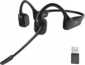 Bezdrátová sluchátka s kostním vedením Bluetooth pro práci