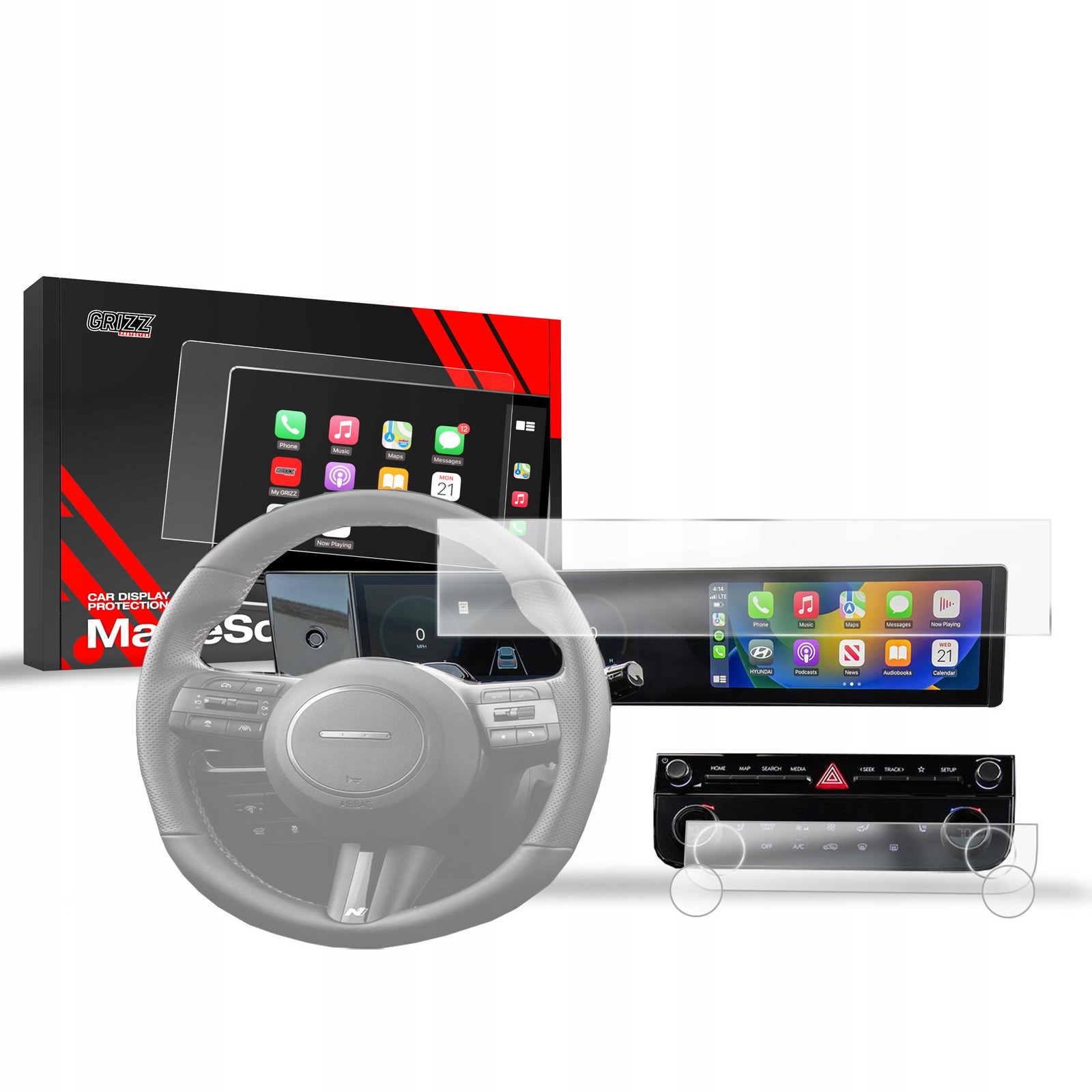 3v1 Fólie fólie pro Hyundai Tucson 12,3