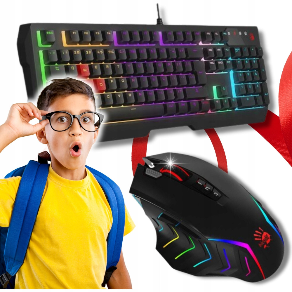 Herní Set Klávesnice Herní myš Bloody Dárek pro Hráče