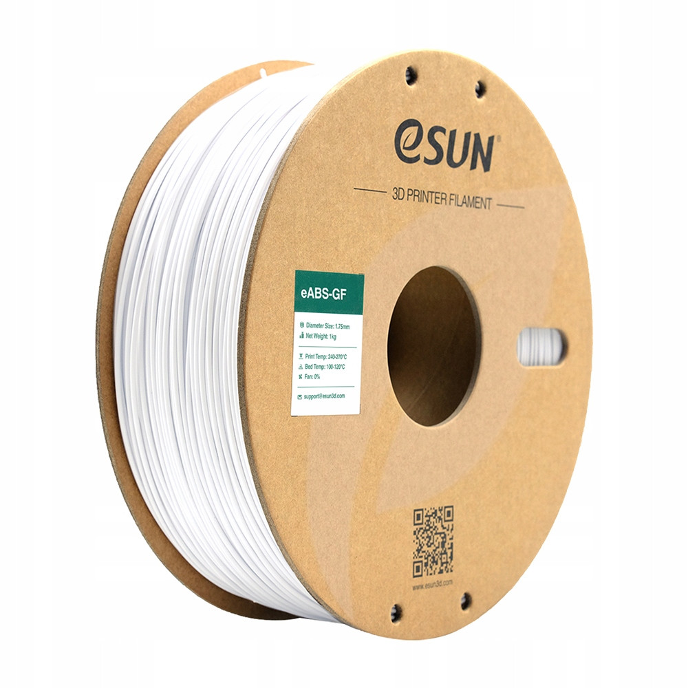 eSUN Abs-gf filament studený bílý 1.75 mm 1000 g