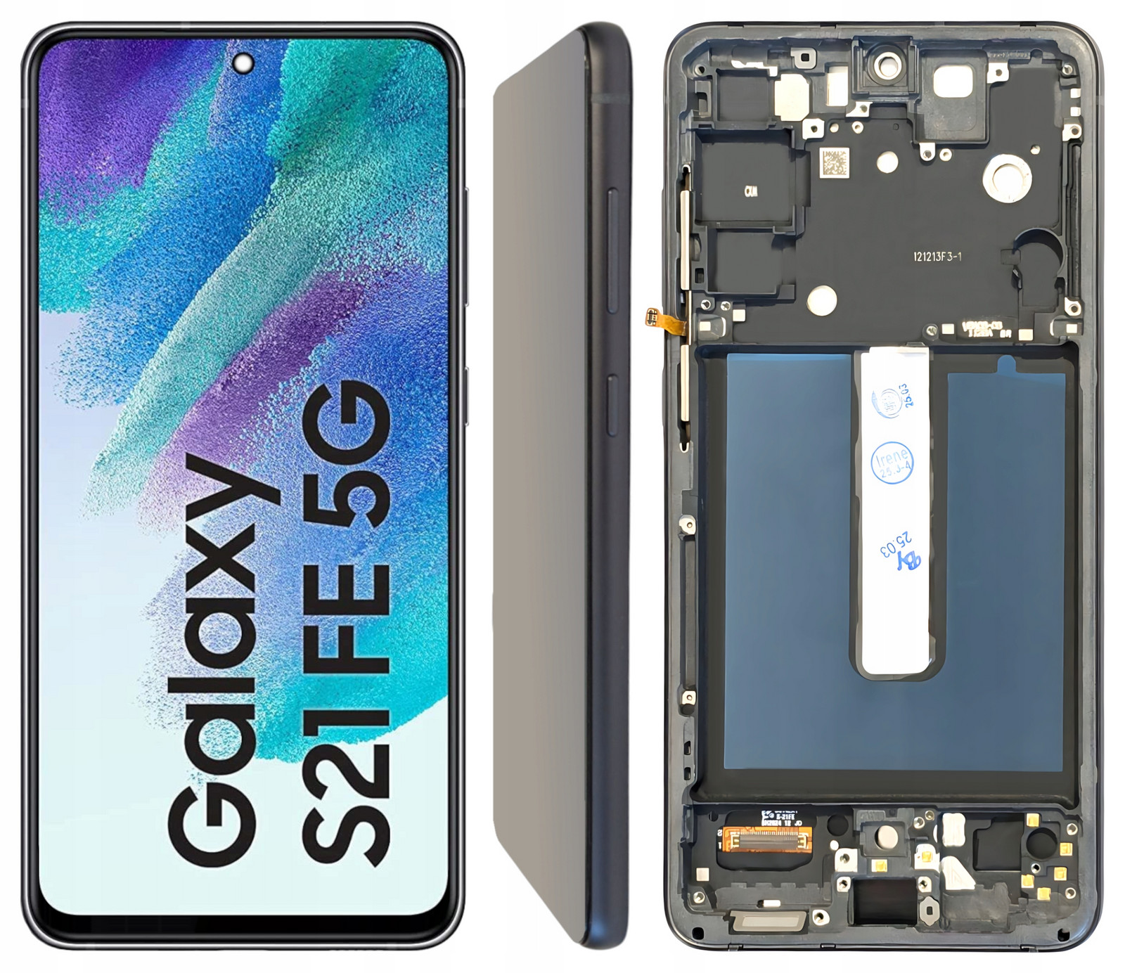 LCD Displej Pro Samsung Galaxy S21 Fe 5G Incell Rámeček Grafitový