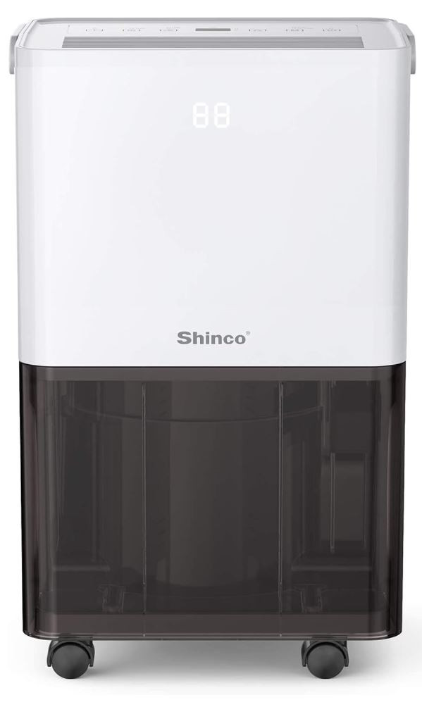 Shinco 10L Filtr Odvlhčovač vzduchu Snímač vlhkosti Sušení 45 m3