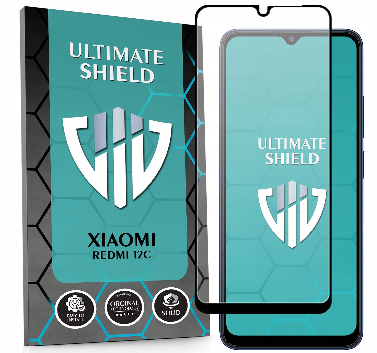 Megapak 5v1 Pancéřové Sklo 5D Rychlé Sklíčko Pro Xiaomi Redmi 12C