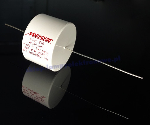 Kondenzátor Mcap Evo Alu 10uF 450V Mundorf 2 ks vybraný pár