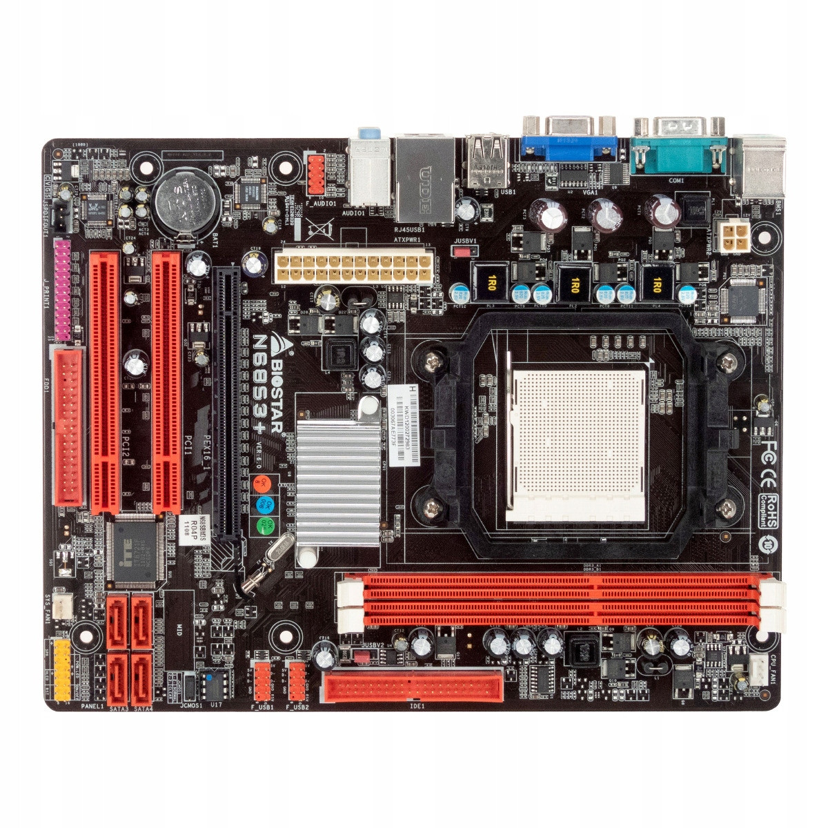 Biostar N68S3+ Ver: 6.x Socket AM3 DDR3 PCIe Pci mATX
