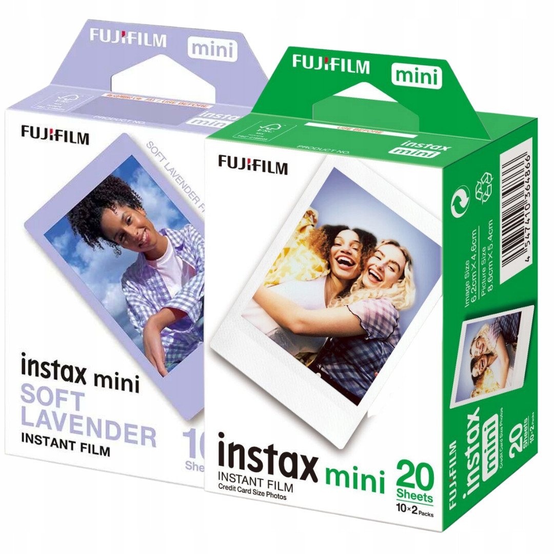 Sada náplní Instax Mini 30 fotografií pro fotoaparát 8 9 11 12 Instax Mini Fialová