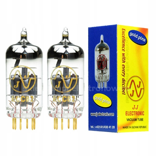 ECC82 12AU7 JJ-Electronic Gold vybraný pár