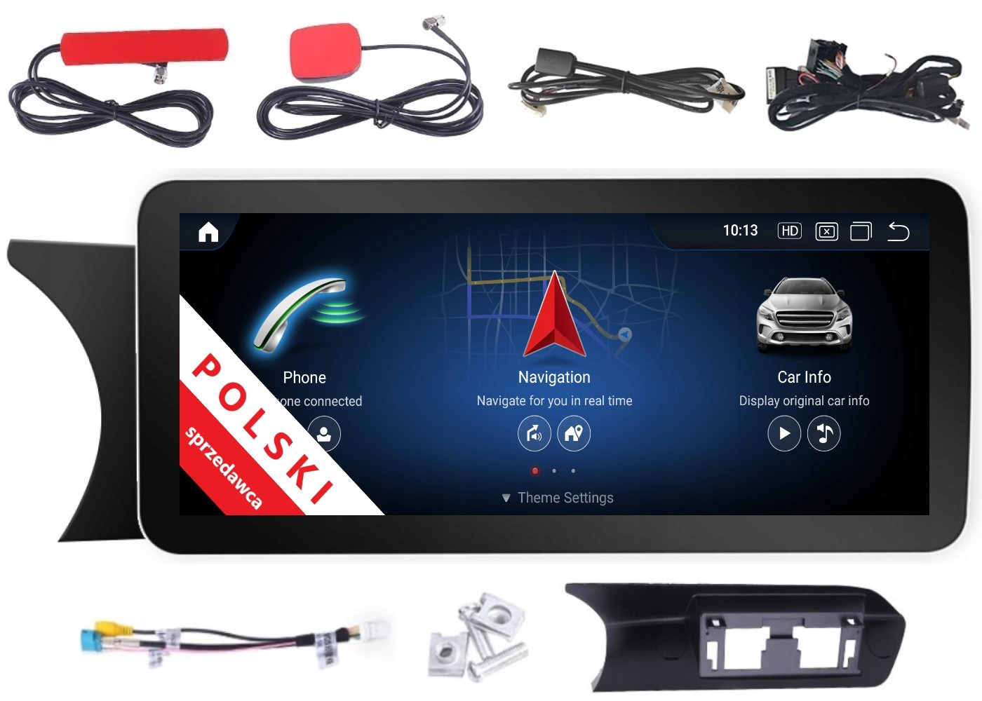 Navigace Monitor Android Mercedes C W204 Ntg 4.5 S665 8/128 Gb Carplay Lte