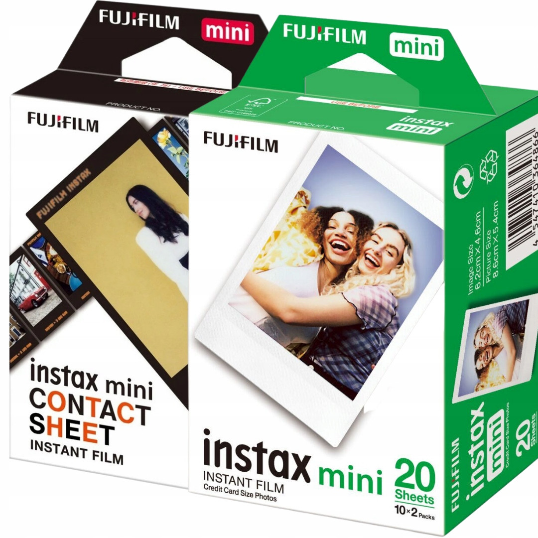 Sada náplní Instax Mini 30 fotografií pro fotoaparát 8 9 11 12 Instax Foto Contact