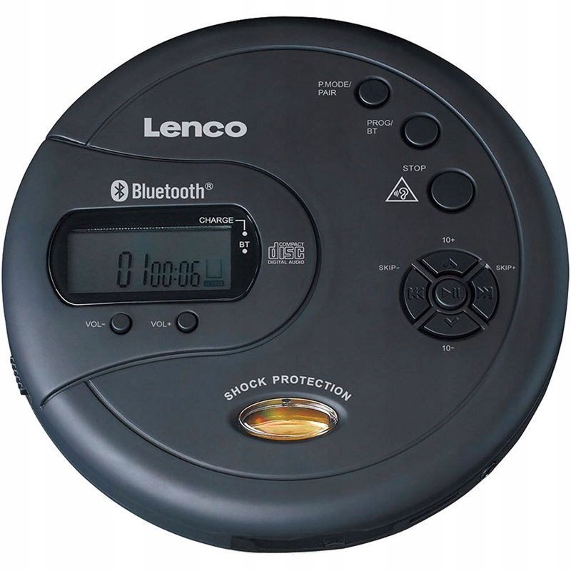 Discman Hi-Fi Lenco CD-300 CD MP3 Esp Bluetooth