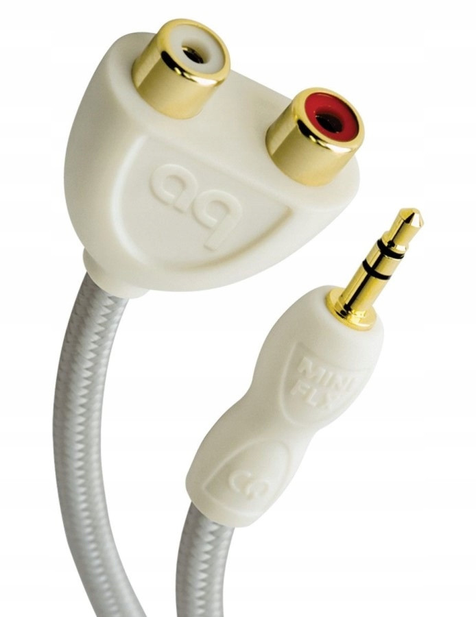 Audioquest FLX-mini adaptér Rca jack 3,5 na 2 x Rca, délka 15 cm